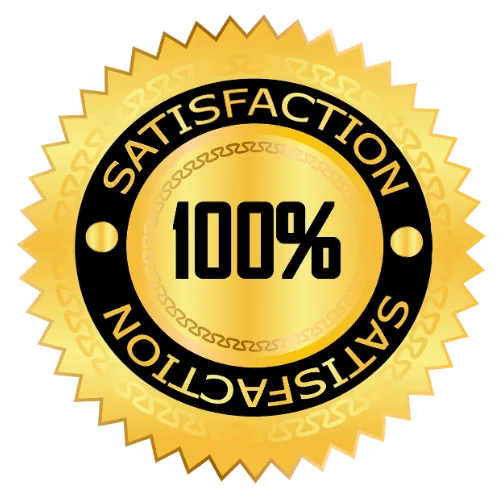 Selo 100% Satisfação Garantida